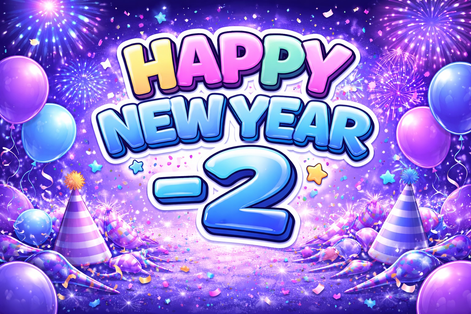 Happy Year Minus 2